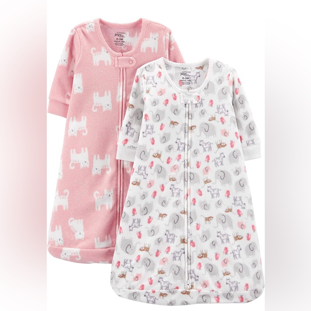 Simple Joys by Carter's Unisex Babies' Microfleece Sleepbag Wearable Blanket